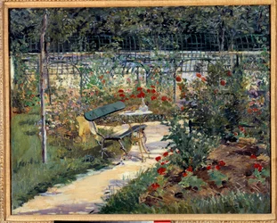 Il mio giardino, la panchina
