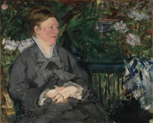Madame Manet nel conservatorio