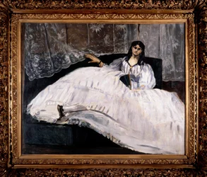 Ritratto di Jeanne Duval, amante di Baudelaire.