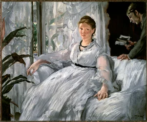 Lettura. (Ritratti di Suzanne Manet e suo figlio, Leon Koella-Leenhoff)