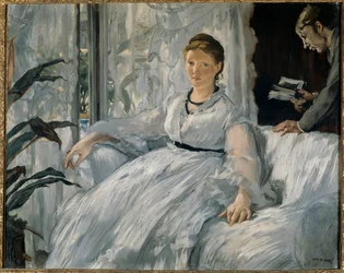 Lettura. Dipinto di Edouard Manet