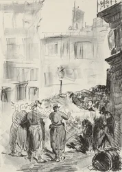 La barricata, 1871, stampato 1884