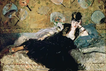 La Signora con i Ventagli, Ritratto di Nina de Callias