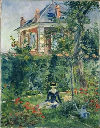 Un Angolo del Giardino di Bellevue, 1880
