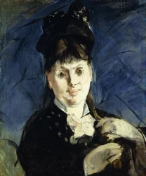Donna con ombrello, c.1875