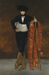 Giovane uomo in costume da majo