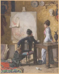 Adéle de Saussure e Marie-Louise Ravel, moglie dell