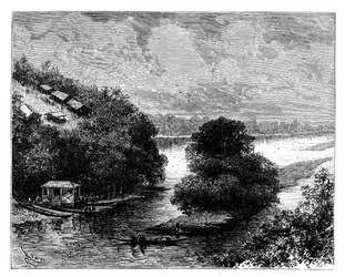 LOgooue, Congo, Africa, XIX secolo