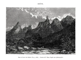 Serra dos Órgãos, Brasile, XIX secolo