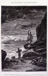 Portalo giù, Signore, nelle mani scoraggiate! in "I Figli del Capitano Grant" di Jules Verne