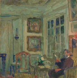 Arthur Fontaine che legge