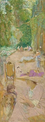 Aux Pavillons a Cricqueboeuf, 1911