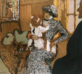 Bambino con un grembiule bianco, c.1909