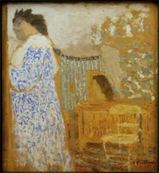 Interno con donna