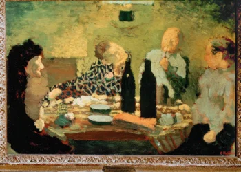 La famiglia dopo il pasto