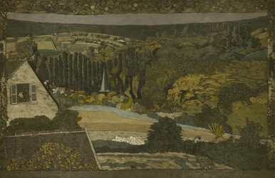 Paesaggio: Finestra con vista sui boschi, 1899
