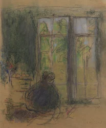 Madame Vuillard alla finestra, 1915