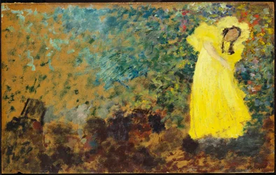 May Belfort sul palco, c.1895