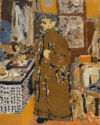 Mme Vuillard in un interno, c.1895