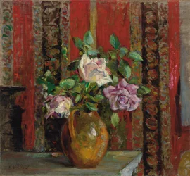 Rose in una brocca