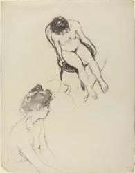 Due Studi di Figure Nude