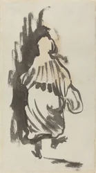 Figura che Cammina Vista da Dietro