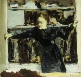 Donna che apre una finestra, 1893