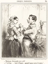 Madame chiede il suo caffè