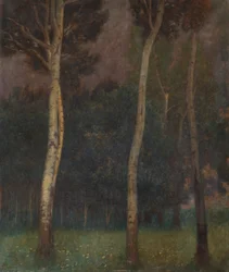 Paesaggio alberato della Bassa Austria