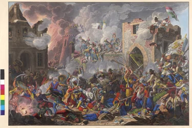 La riconquista vittoriosa di Buda il 2 settembre 1686 da parte dell