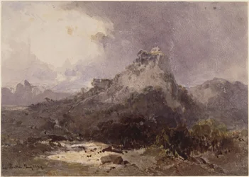Paesaggio di alta montagna