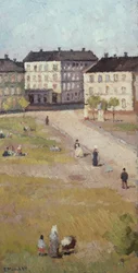 Pomeriggio in piazza Olav Ryes