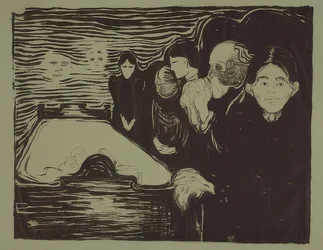 Al letto di morte. 1896