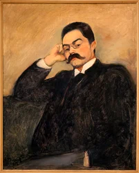 Ritratto di Thor Lutken (1863-1913) - Dipinto di Edvard Munch (1863-1944), olio su tela