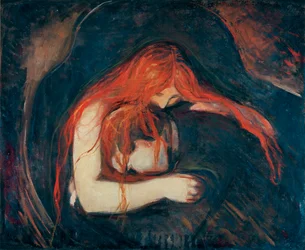 Il vampiro (olio su tela)