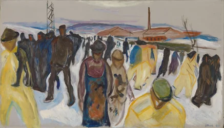 Lavoratori che tornano a casa