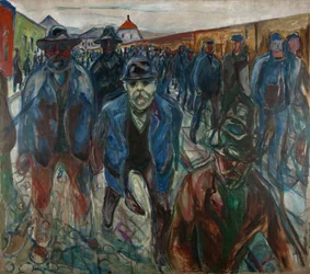 Lavoratori sulla via di casa