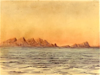 Tramonto, Simons Bay, Sudafrica