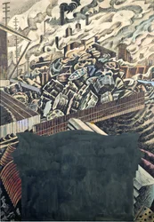 Cumuli di scorie, un design per il murale del Leeds Town Hall
