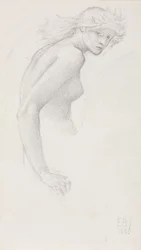 Studio di una figura femminile