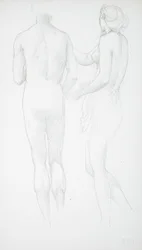 Due nudi visti di spalle