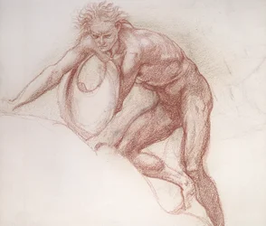 Nudo maschile, studio per Ercole