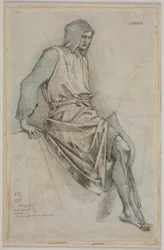 Studio per il fallimento di Gawain dagli Arazzi del Santo Graal, 1893