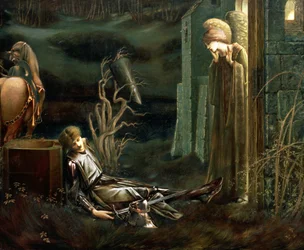 Il sogno di Sir Lancillotto alla Cappella del Santo Graal, 1896