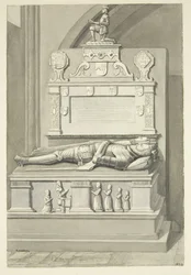 Monumento a Sir Henry Newton e Lady Newton nella Cattedrale di Bristol