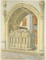 Tomba di Robert Fitzharding, morto nel 1170, nella cattedrale di Bristol