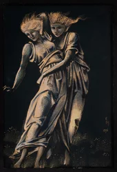 A Design for Metal (colore del corpo accentuato con oro su carta nera)