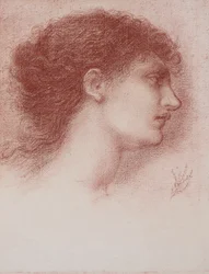 Euphrosyne Cassavetti (gesso rosso)