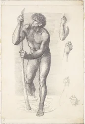 Nudo maschile - Studio per San Cristoforo