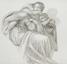 Madre e tre bambini